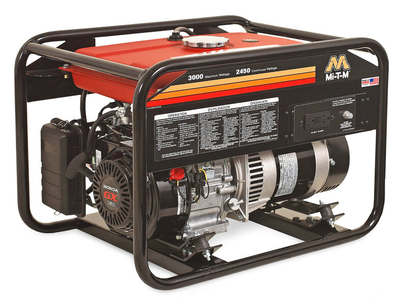 3000-Watt Industrial Gasoline Generator (Honda Engine)
