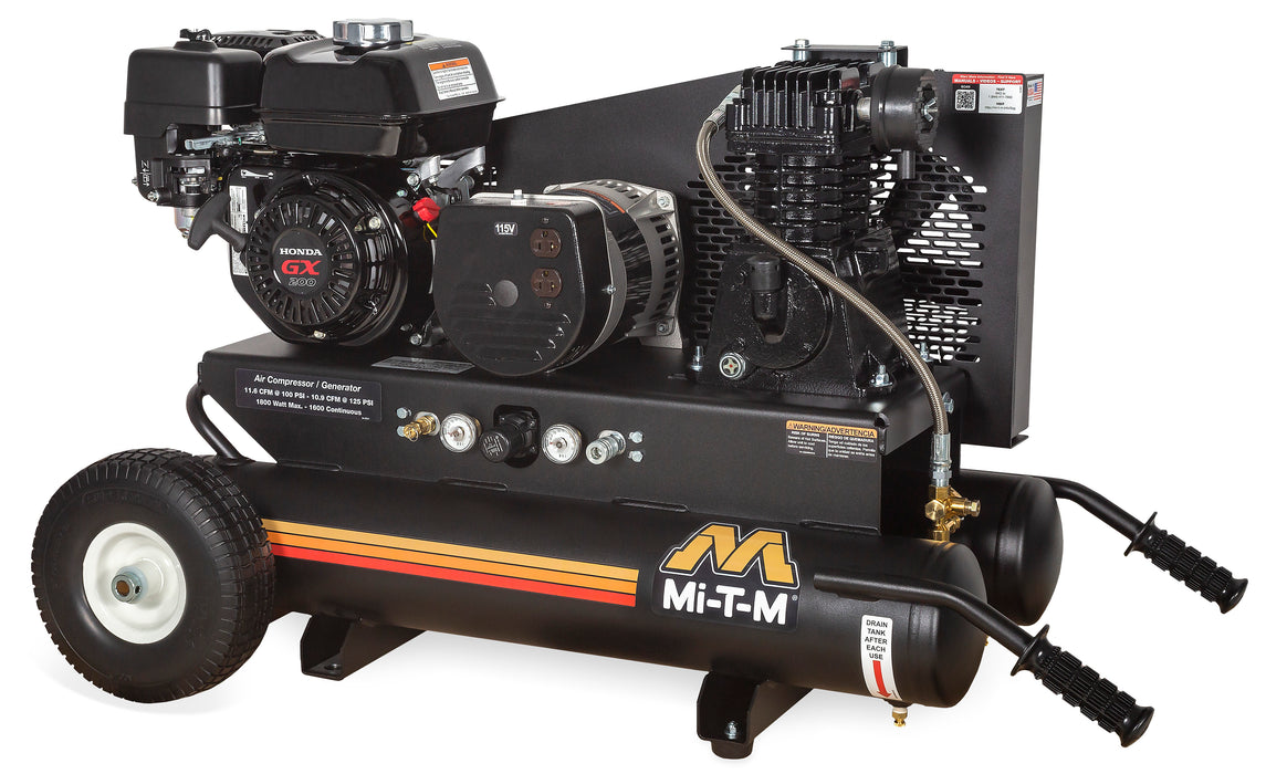 Mi-T-M Gasoline Air Compressor/Generator Combinations